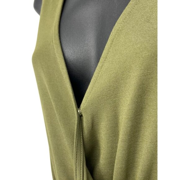 Caralyn Mirand The Drop Olive Sleeveless V-Neck Jumpsuit Medium M NWT New - Picture 3 of 8